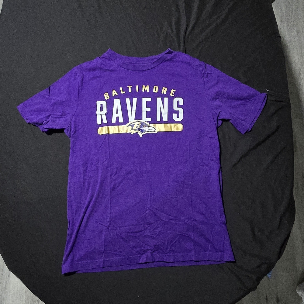 Official Baltimore Ravens purple graphic T-shirt by Fanatics